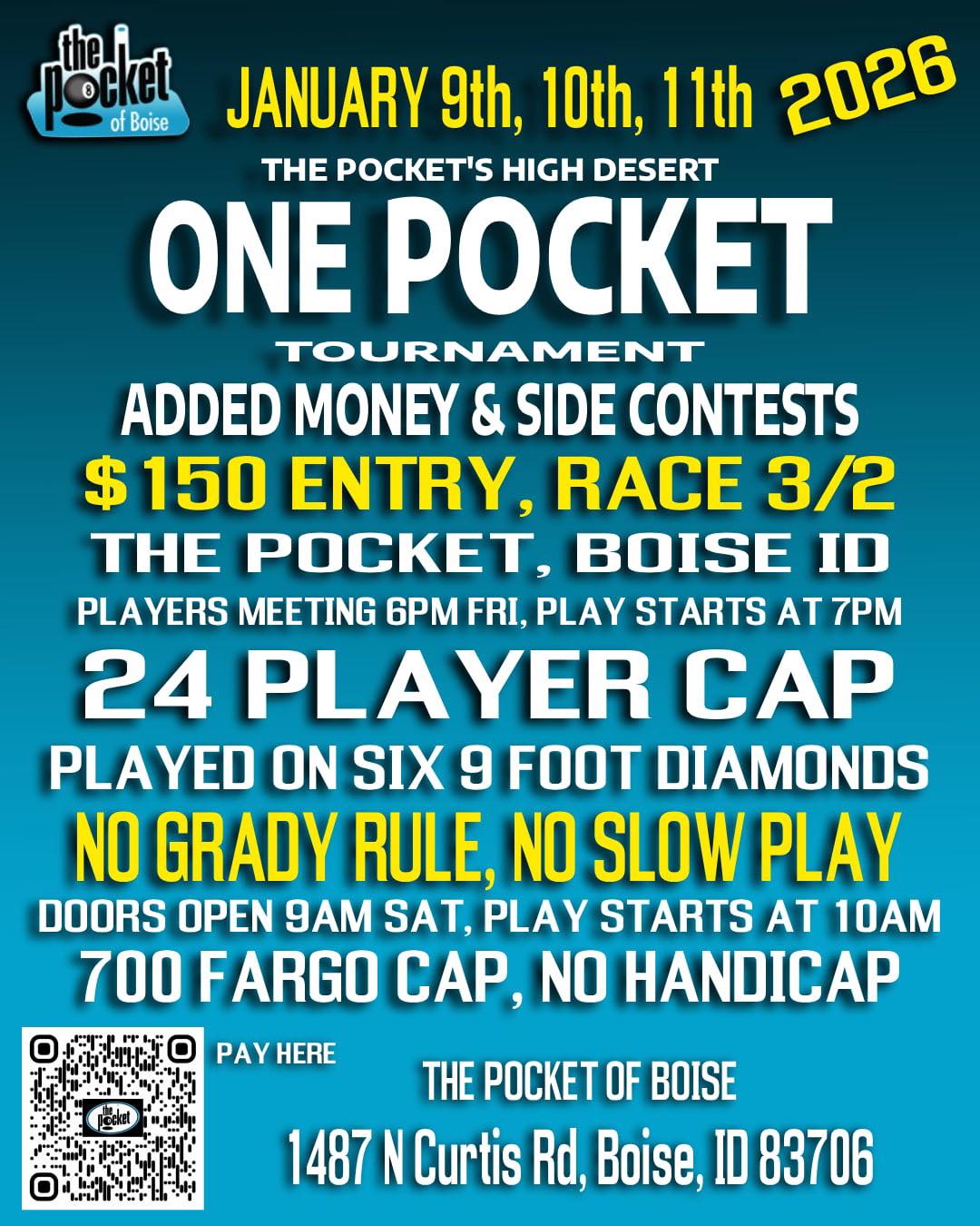 Tournament flyer / rules image